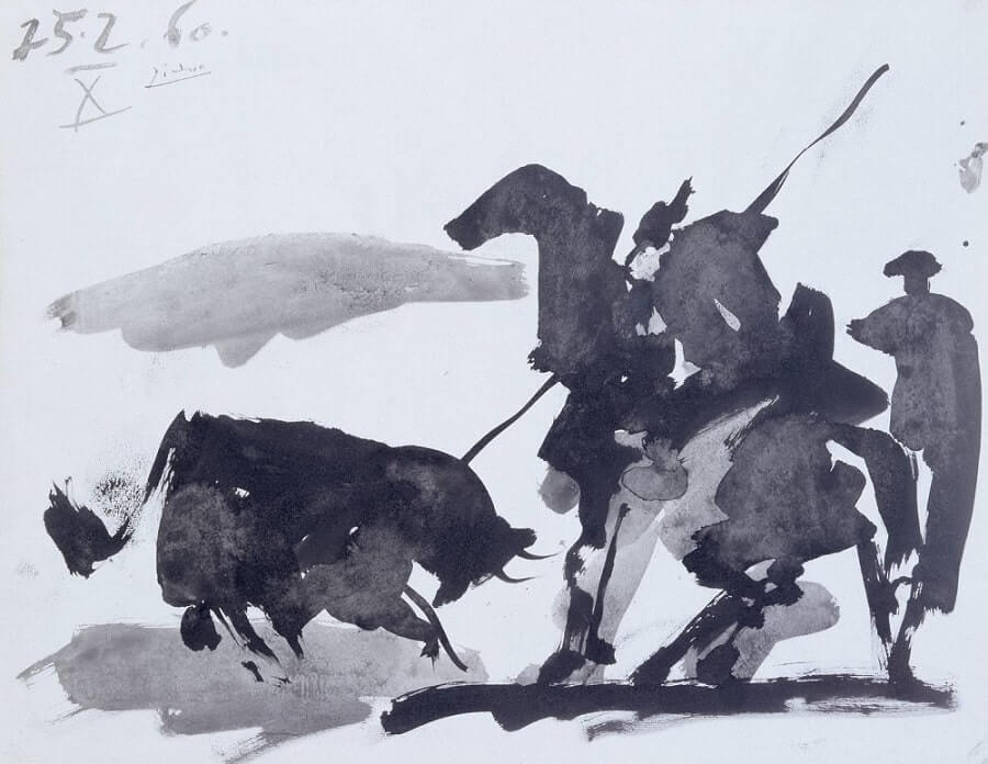 Bullfight Scene, 1960 by Pablo Picasso