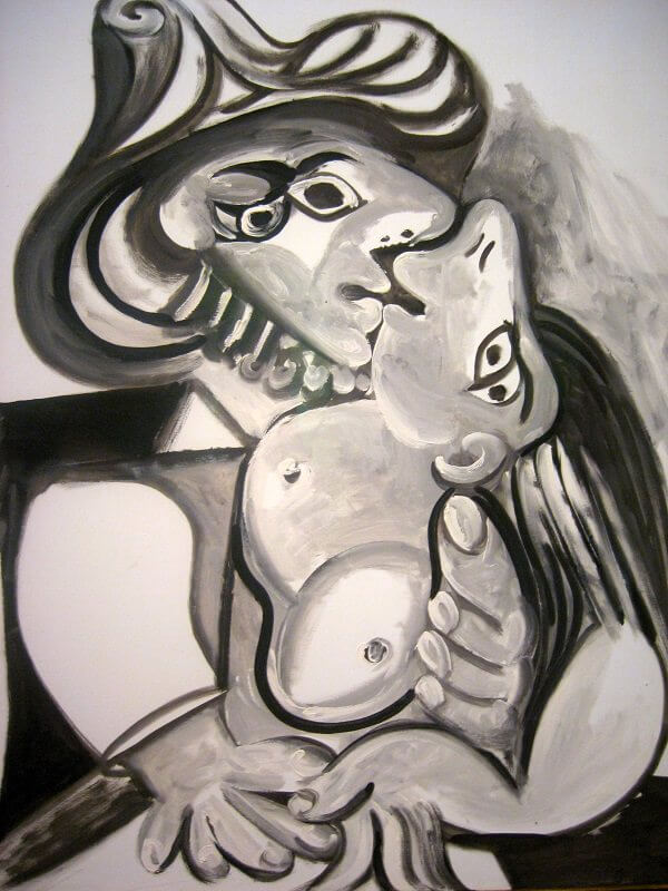Kiss, 1969 by Pablo Picasso