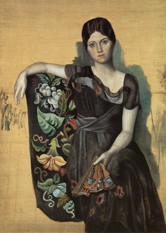 Olga in an Armchair, 1917 by Picasso