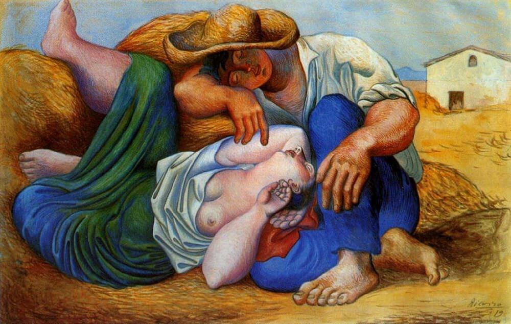 Sleeping Peasants, 1919 by Picasso