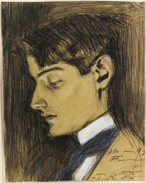 Angel Fernandez de Soto, 1900 by Pablo Picasso