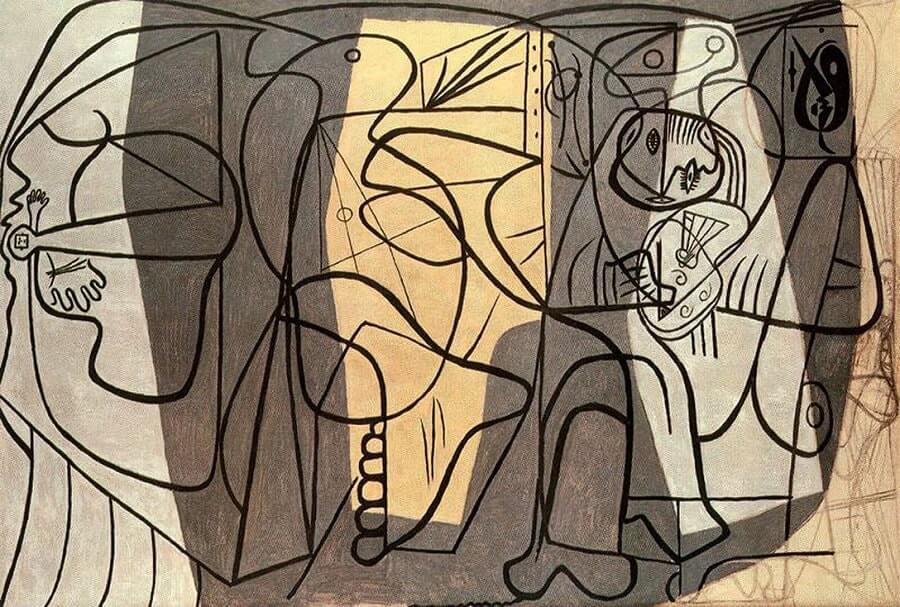 Artist and His Model, 1926 by Pablo Picasso