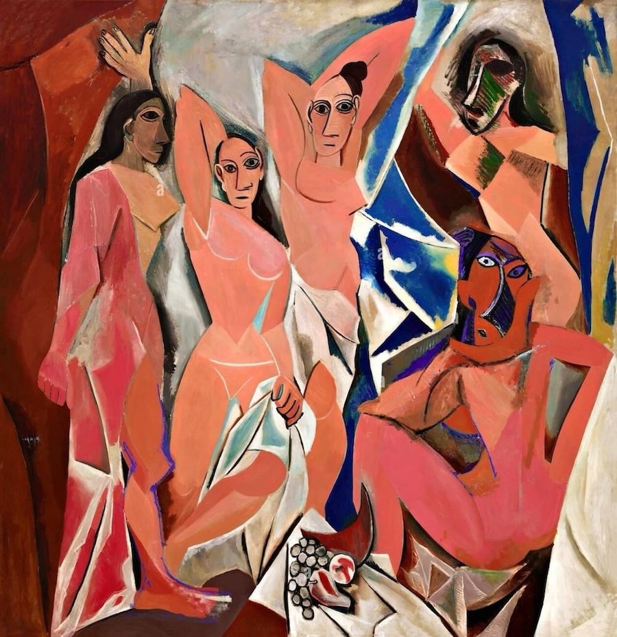 Les Demoiselles d'Avignon, 1907 by Pablo Picasso