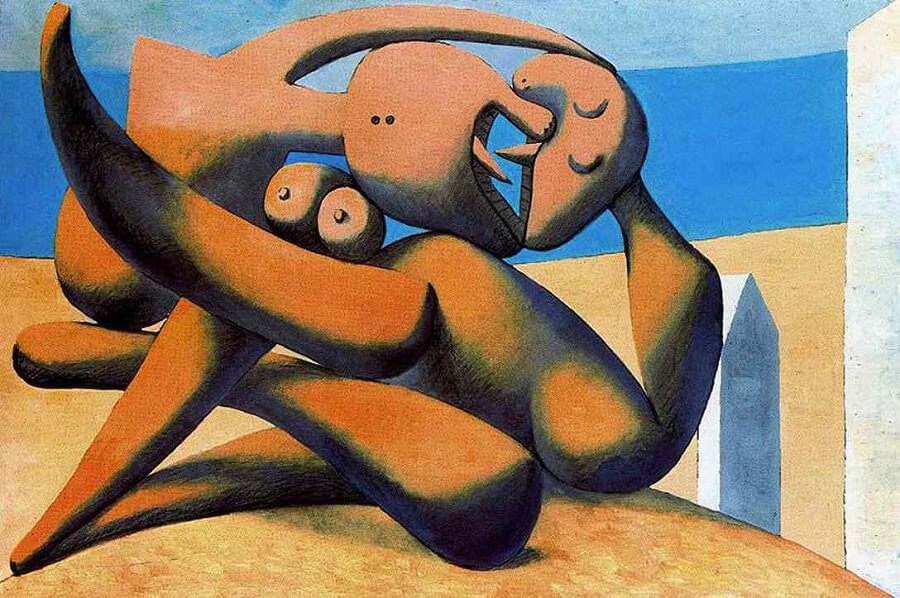 Figure At The Seaside, 1931 by Pablo Picasso