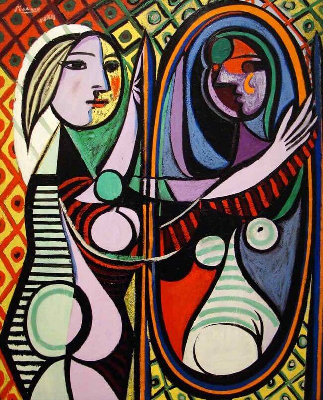 Picasso - girl before a mirror - portrait project free