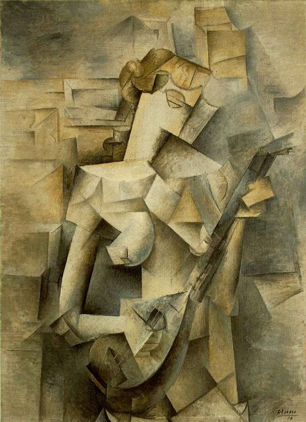 Girl with a Mandolin, 1910 by Pablo Picasso