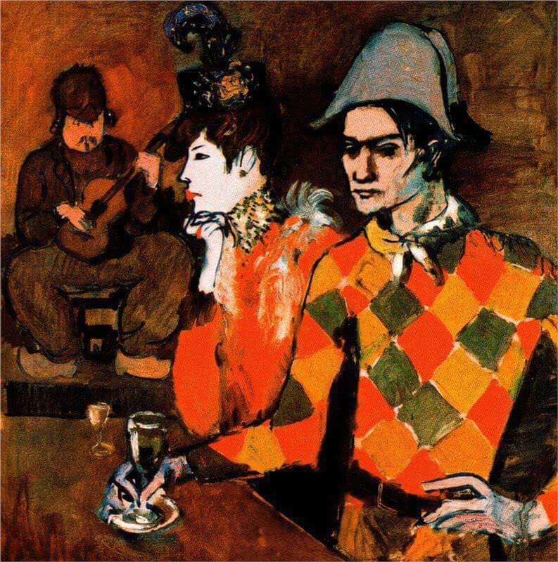 Harlequin with Glass, 1905 by Pablo Picasso
