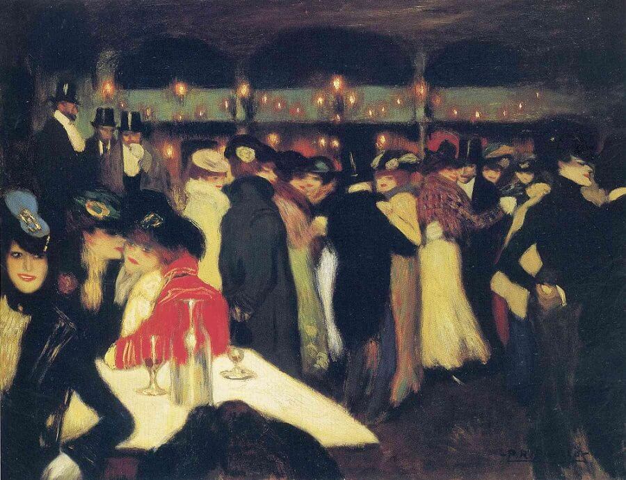 Le Moulin de la Galette, 1900 by Pablo Picasso