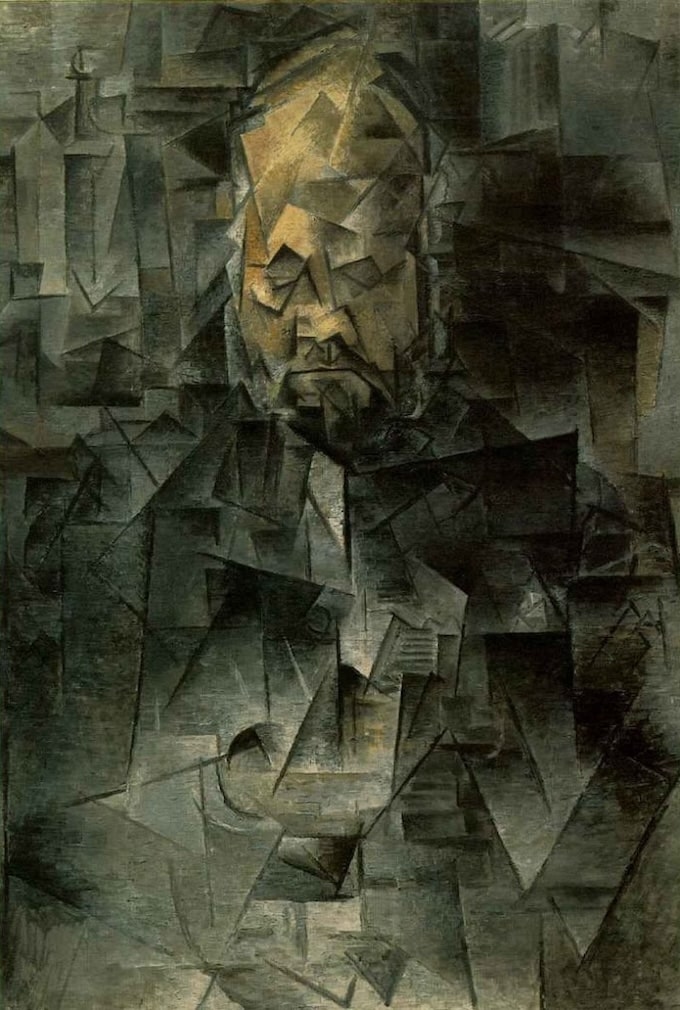 Portrait of Ambroise Vollard, 1910 by Pablo Picasso