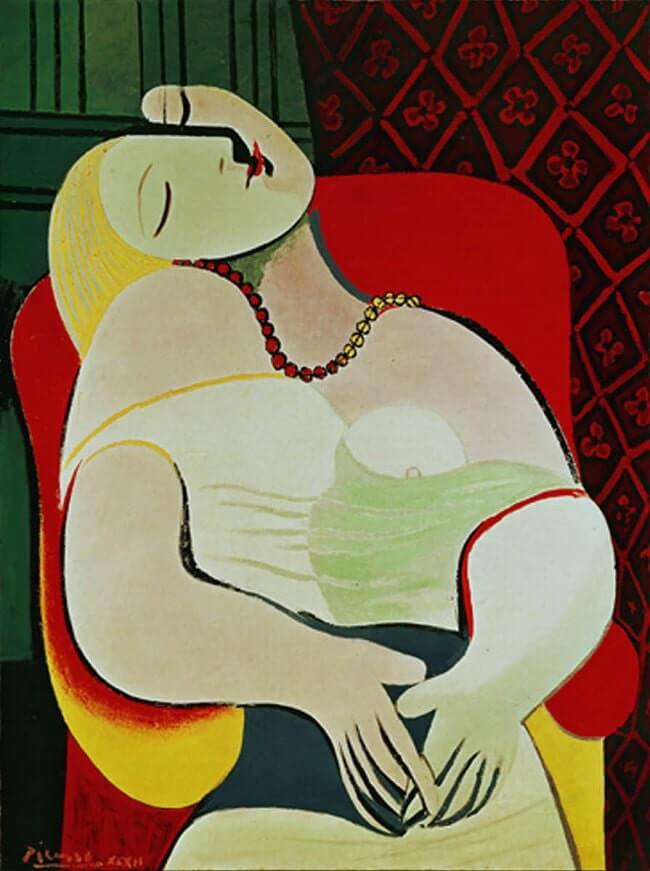 The Dream (Le Rêve), 1932 by Pablo Picasso