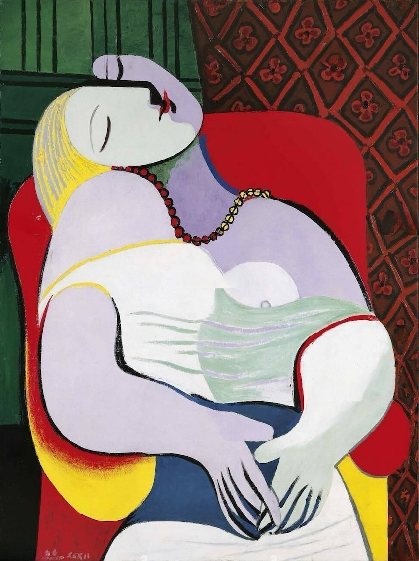 The Dream (Le Rêve), 1932 by Pablo Picasso