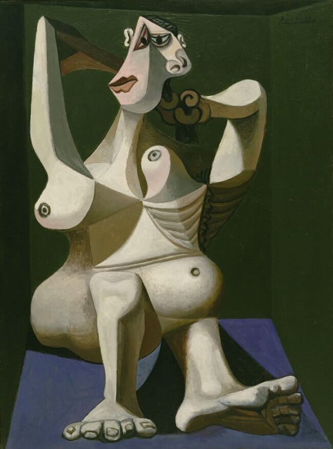 Woman Dressing Her Hair, 1940 by Pablo Picasso