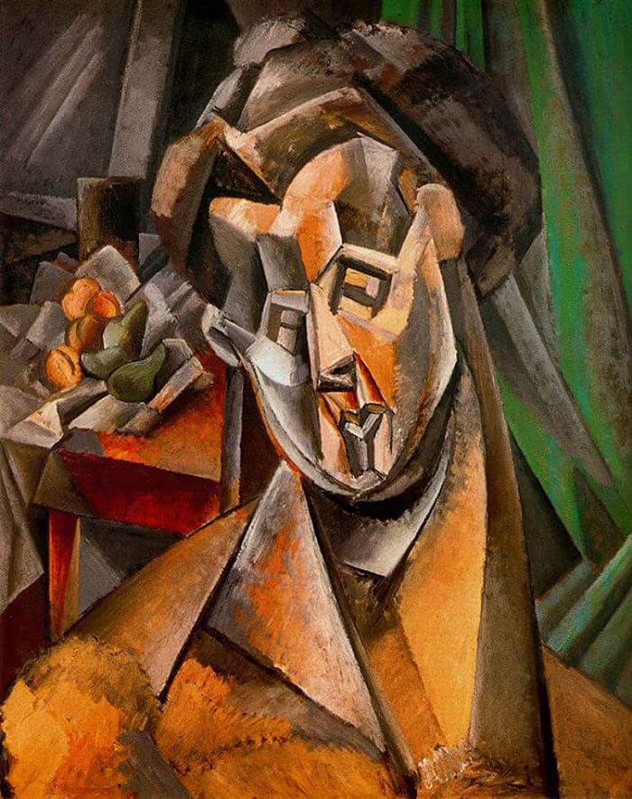 Woman with Pears, 1909 by Pablo Picasso