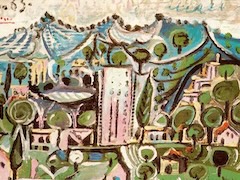 Landscape Mougins, 1965 by Pablo Picasso